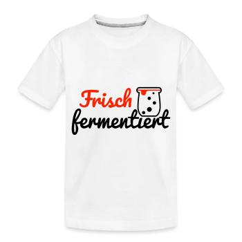 Frisch fermentiert - Kinder Premium Bio T-Shirt - Weiß - Vorne