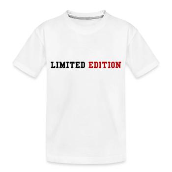 Limited Edition - Kinder Premium Bio T-Shirt - Weiß - Vorne