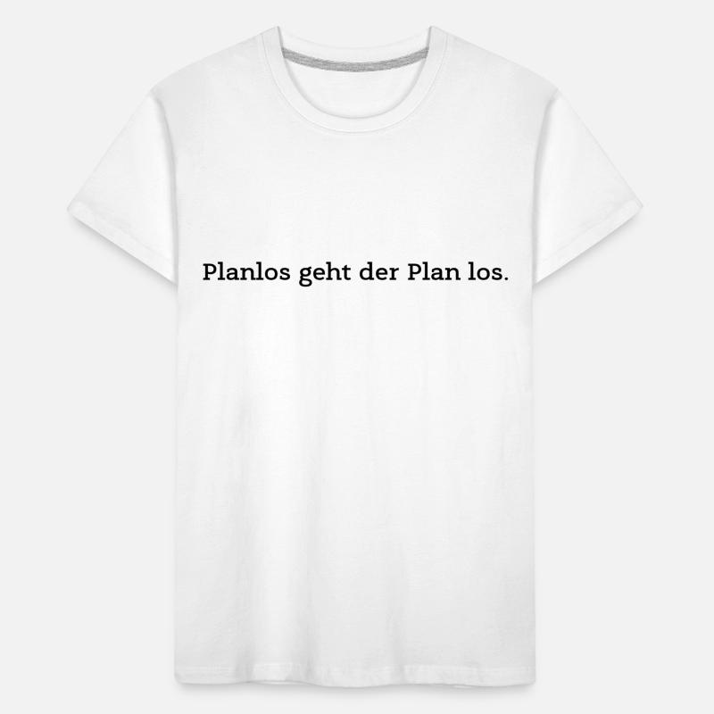 Le plan commence au hasard T-shirt bio Premium Enfant