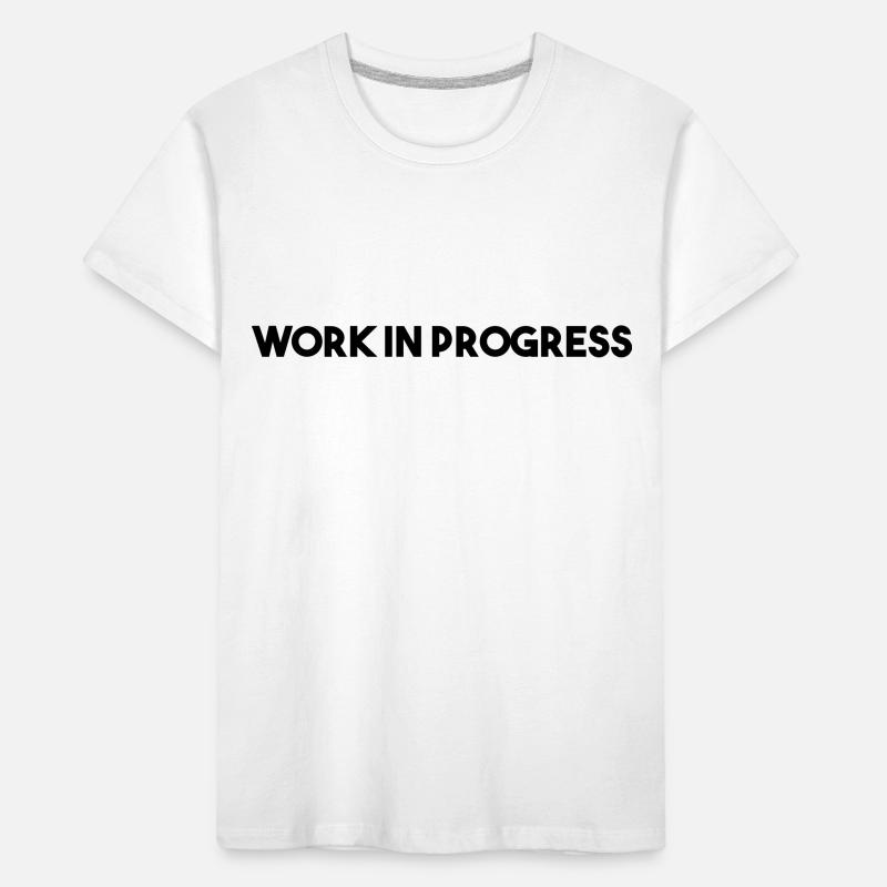 work in progress Kids' Premium Organic T-Shirt