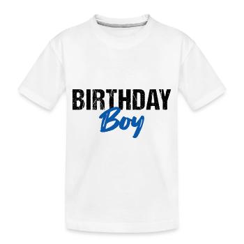Birthday Boy - Kids' Premium Organic T-Shirt - white - Front