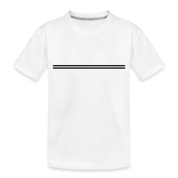 Double course - T-shirt bio Premium Enfant - blanc - Devant