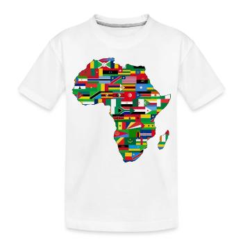 AFRIQUE DE L'AFRIQUE CONTINENT CADEAU T-SHIRT - T-shirt bio Premium Enfant - blanc - Devant