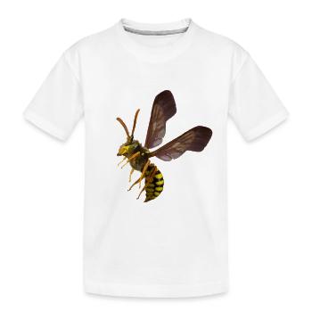 Tshirt guêpe by customstyle - T-shirt bio Premium Enfant - blanc - Devant