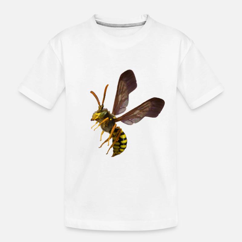 Tshirt guêpe by customstyle - T-shirt bio Premium Enfant - blanc