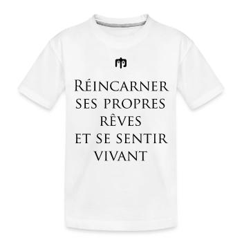 vivant wite - T-shirt bio Premium Enfant - blanc - Devant