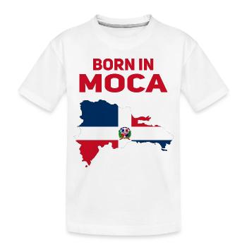 Dominikanische Republik - Kinder Premium Bio T-Shirt - Weiß - Vorne