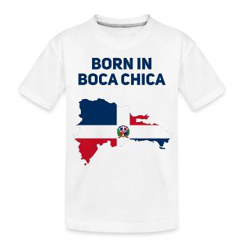 Dominican Republic - Kids' Premium Organic T-Shirt - white - Front