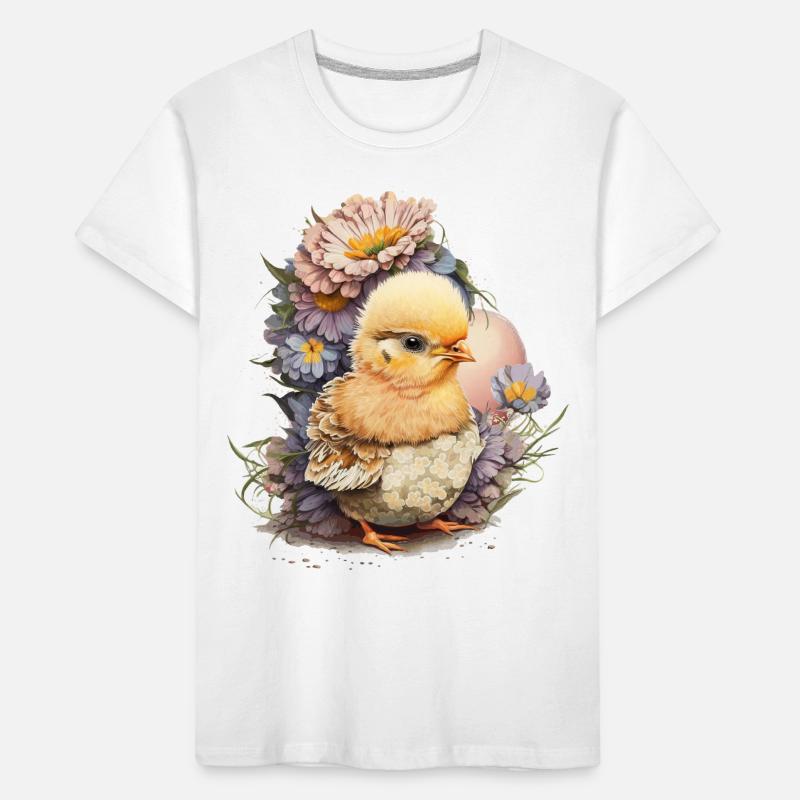 Poussin mignon T-shirt bio Premium Enfant