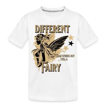 Die etwas andere Fee - Kinder Premium Bio T-Shirt - Weiß - Vorne