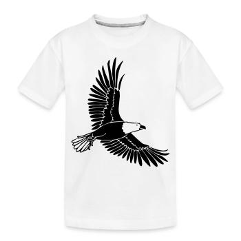 Aigle - T-shirt bio Premium Enfant - blanc - Devant