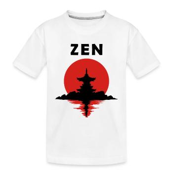 Zen - T-shirt bio Premium Enfant - blanc - Devant