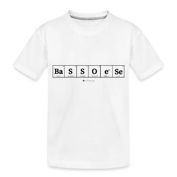 Bassöse (helle Stoffe) - Kinder Premium Bio T-Shirt - Weiß - Vorne