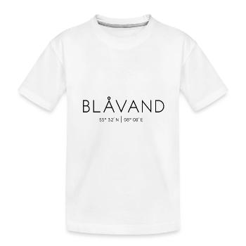 Blavand, Jutland du Sud-Ouest, Danemark, Mer du Nord - T-shirt bio Premium Enfant - blanc - Devant