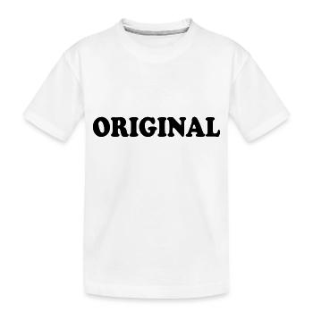 Original - Kinder Premium Bio T-Shirt - Weiß - Vorne