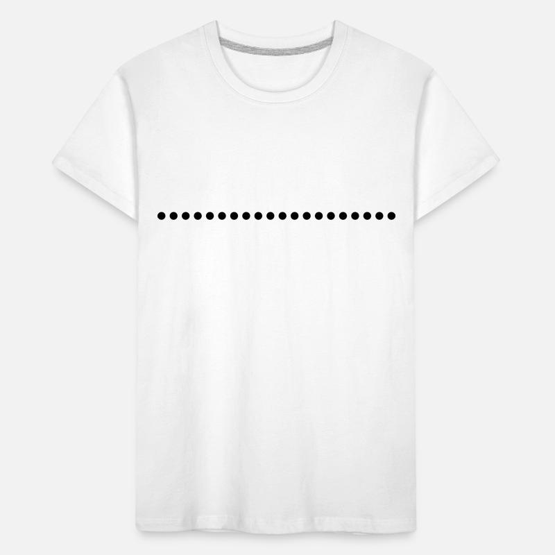 Dotted underscore to design yourself Kids' Premium Organic T-Shirt