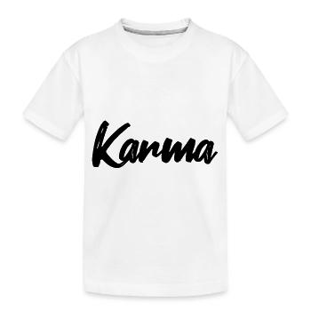 Karma - T-shirt bio Premium Enfant - blanc - Devant