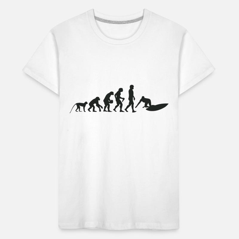 Evolution de surf T-shirt bio Premium Enfant