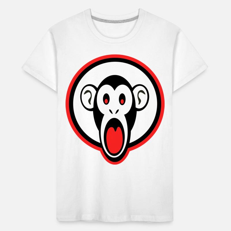shocked monkey Kids' Premium Organic T-Shirt