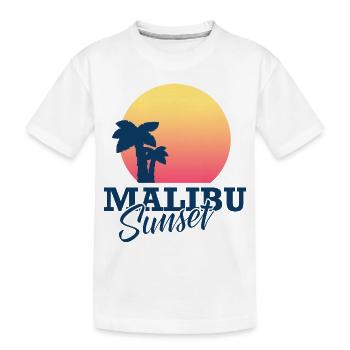 Malibu Sunset - T-shirt bio Premium Enfant - blanc - Devant