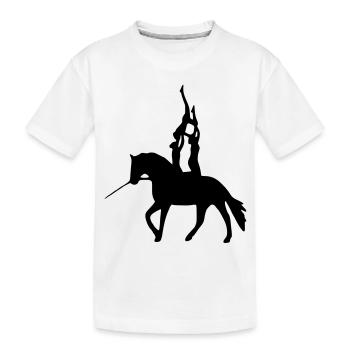 Voltige - T-shirt bio Premium Enfant - blanc - Devant