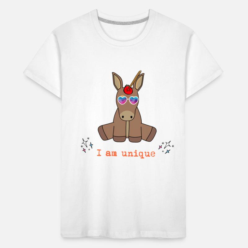 Ich wäre so gern ein Einhorn Kinder Premium Bio T-Shirt