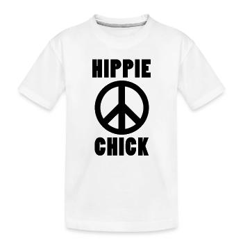 Hippie T-Shirts Women | Hippies Girl Gifts - Kids' Premium Organic T-Shirt - white - Front