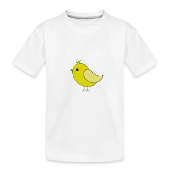 Vogel Geschenk Tier animal bird Tierschutz fliegen - Kinder Premium Bio T-Shirt - Weiß - Vorne