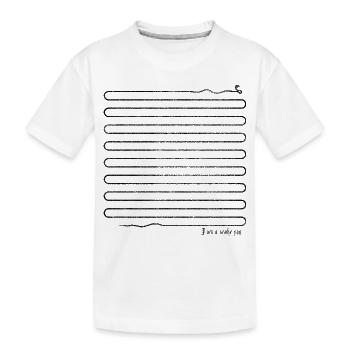 Snake -Snake - Cobra- Stiff-Snake Fan - Kids' Premium Organic T-Shirt - white - Front