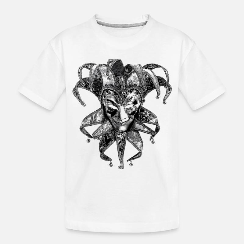 Masque de Venise - T-shirt bio Premium Enfant - blanc