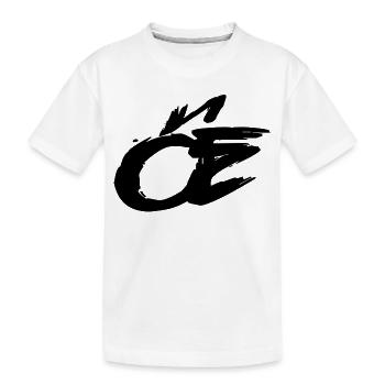 Tag de pulvérisation streetwear | Skate & Scoot - T-shirt bio Premium Enfant - blanc - Devant