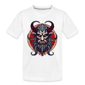 Krampus / Tradition / Culture / Winter Spirit - Kids' Premium Organic T-Shirt - white - Front