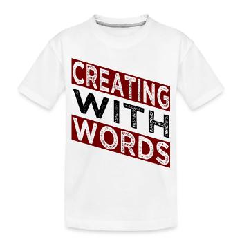 Favoriser la créativité Conseils pour l’écriture de blagues - T-shirt bio Premium Enfant - blanc - Devant