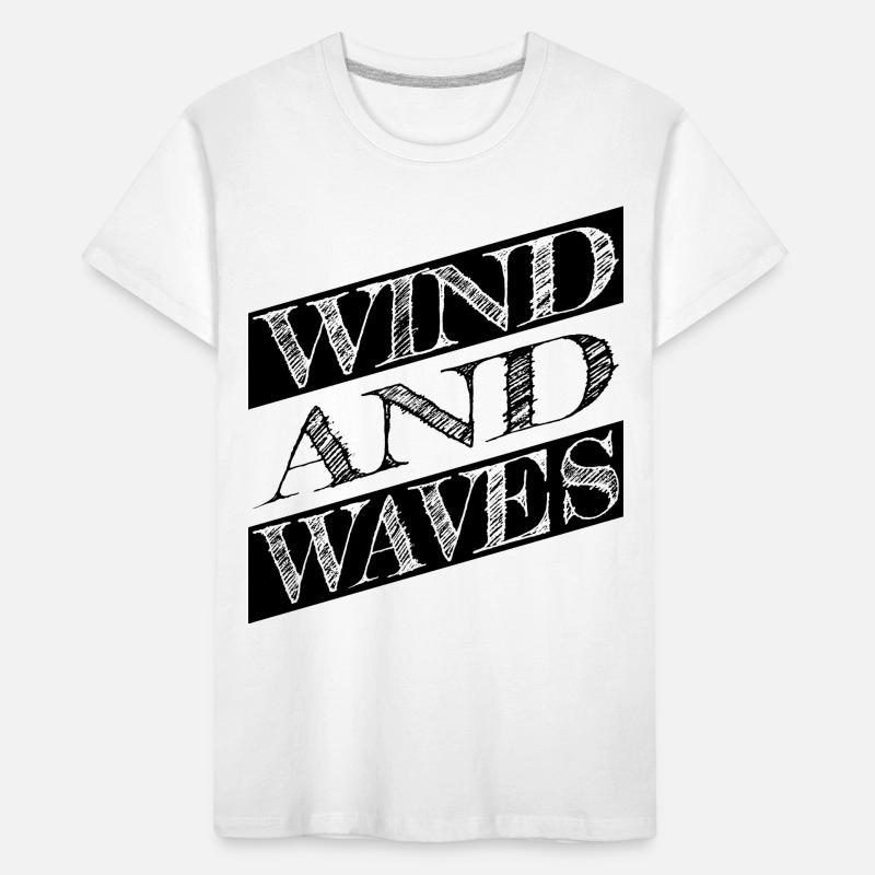 idée présente aventures en planche à voile citation drôle T-shirt bio Premium Enfant