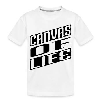 expression bday verbal expression birthday present - Kids' Premium Organic T-Shirt - white - Front