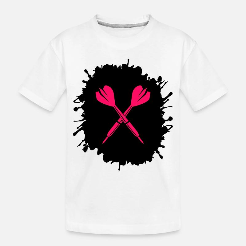Fléchettes éclaboussées - T-shirt bio Premium Enfant - blanc