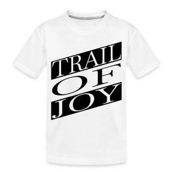 Citations de Bliss Aventures à vélo Vivre le bonheur - T-shirt bio Premium Enfant - blanc - Devant