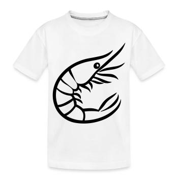 Crevette - T-shirt bio Premium Enfant - blanc - Devant
