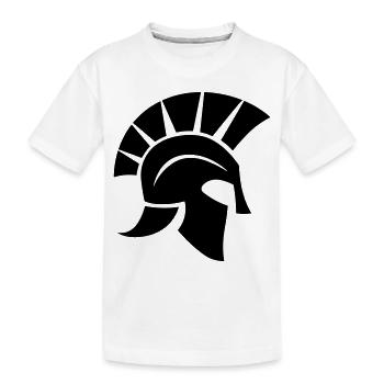 Sparta Spartan Warrior - Kids' Premium Organic T-Shirt - white - Front