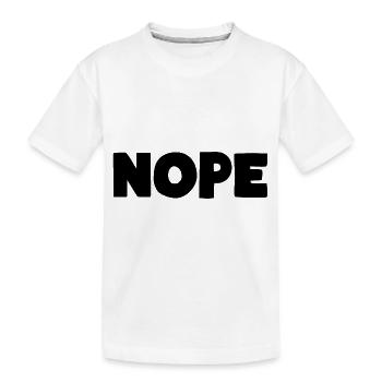 Non - T-shirt bio Premium Enfant - blanc - Devant
