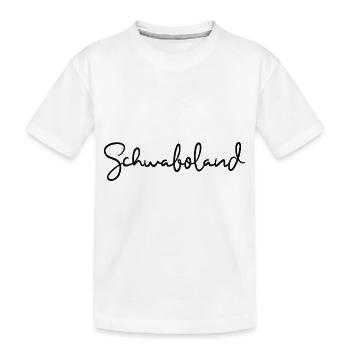Schwaboland Schwabe Schwäbisch Schwaben - Kinder Premium Bio T-Shirt - Weiß - Vorne