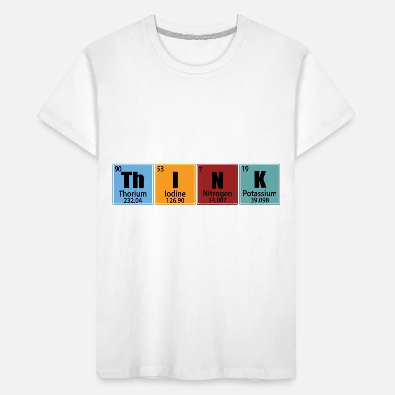 Think - Periodic Table Elements Kids' Premium Organic T-Shirt
