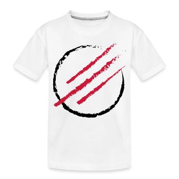 Scratch the Circle - Kids' Premium Organic T-Shirt - white - Front