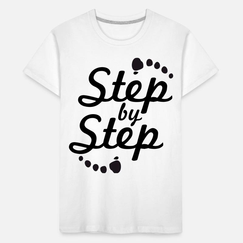 step by step 2 T-shirt bio Premium Enfant