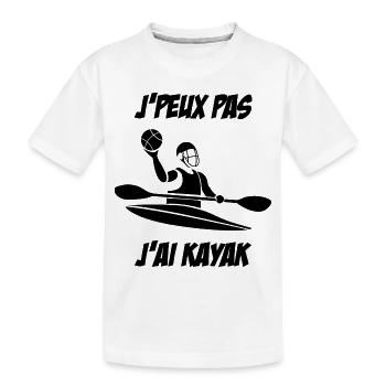 kayak polo - T-shirt bio Premium Enfant - blanc - Devant