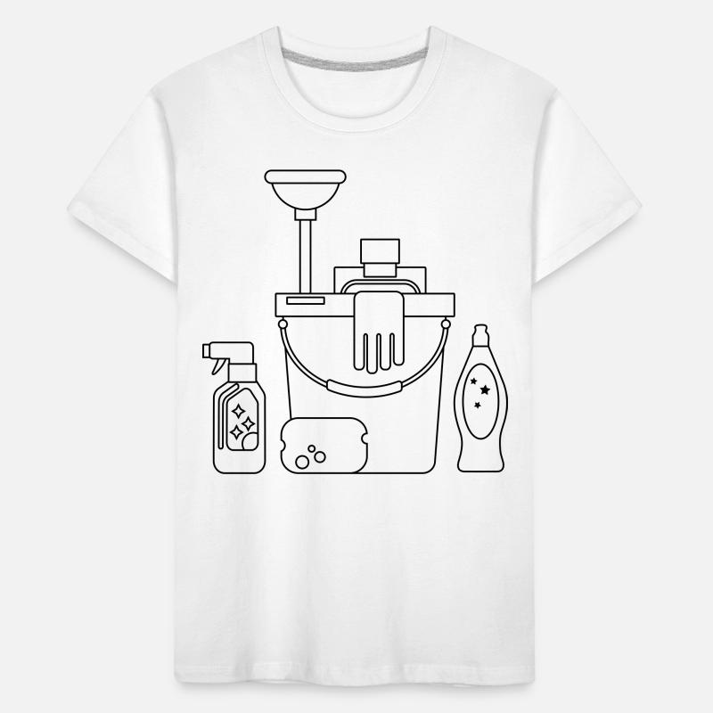 Putzeimer Kinder Premium Bio T-Shirt