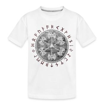 Celtic Viking Vegvisir Compass Viking - T-shirt bio Premium Enfant - blanc - Devant