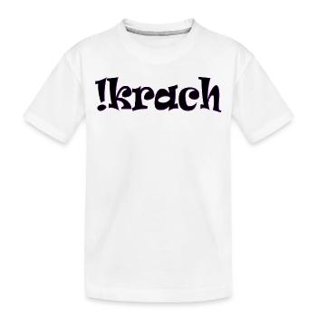 Krach - Kinder Premium Bio T-Shirt - Weiß - Vorne
