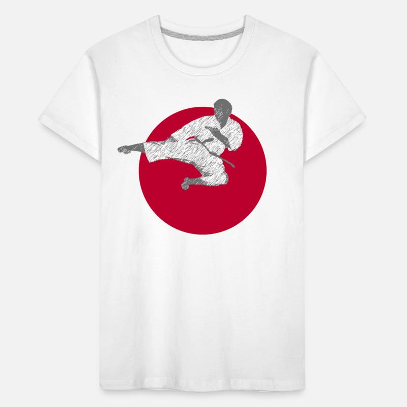 Side Kick devant le soleil du Japon T-shirt bio Premium Enfant