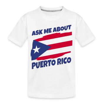 Porto Rico - T-shirt bio Premium Enfant - blanc - Devant